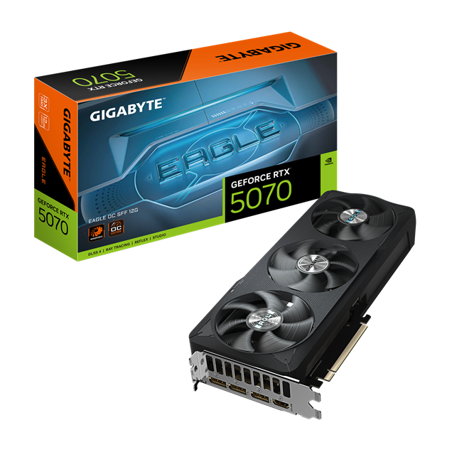 Gigabyte GeForce RTX 5070 EAGLE SFF OC 12GB GDDR7 Graphics Card